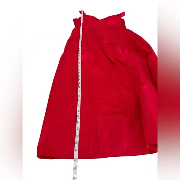 La Ligne NWT Solid Marceline Cotton Poplin Dress in Poppy XL - Picture 10 of 14